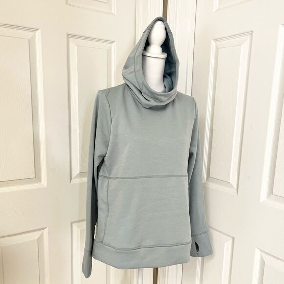 Sweaty Betty Galvanise Running Hoodie Wool-blend Mirage Green Small - Picture 8 of 10